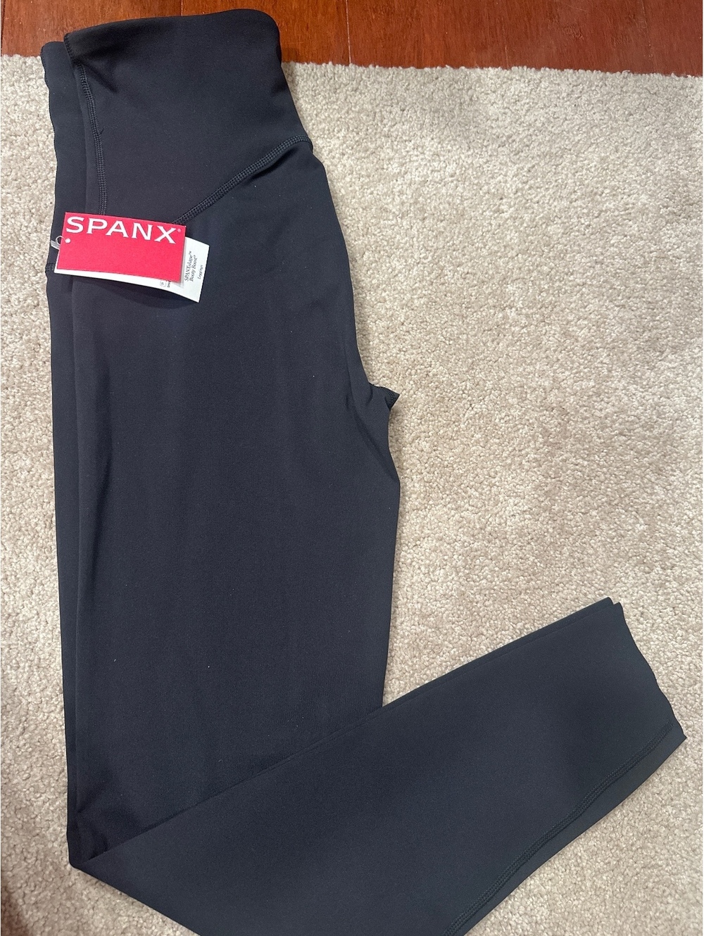 (5)Spanx Black Full-Length Leggings Size M
